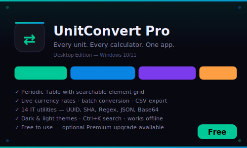 Unit Convert Pro